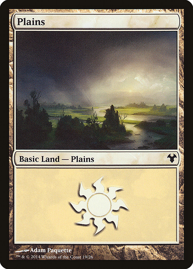 Plains (19) [Modern Event Deck 2014] - Evolution TCG