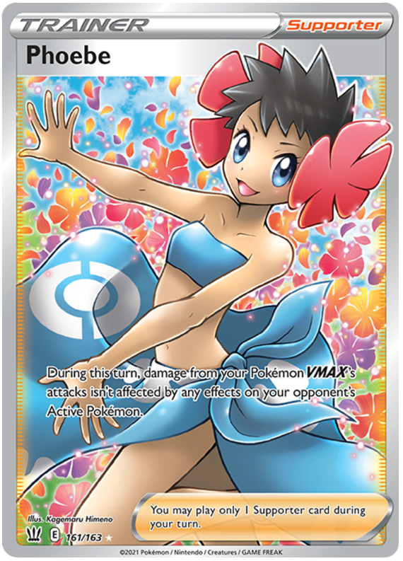 Phoebe (161/163) [Sword & Shield: Battle Styles] - Evolution TCG