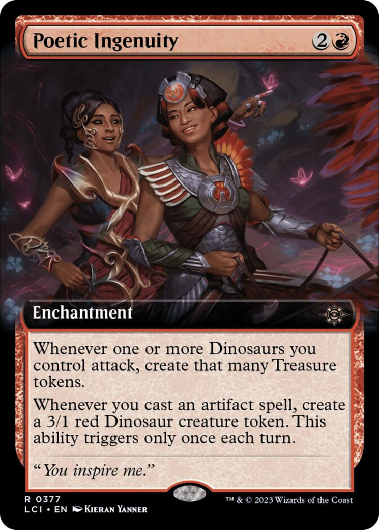 Poetic Ingenuity (Extended Art) [The Lost Caverns of Ixalan] - Evolution TCG