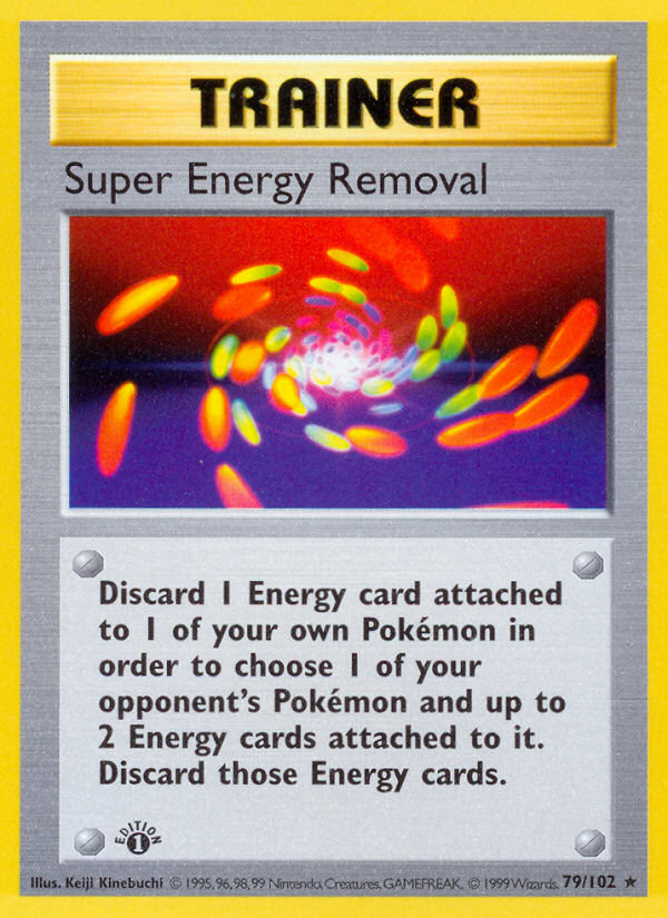 Super Energy Removal (79/102) (Shadowless) [Base Set 1st Edition] - Evolution TCG