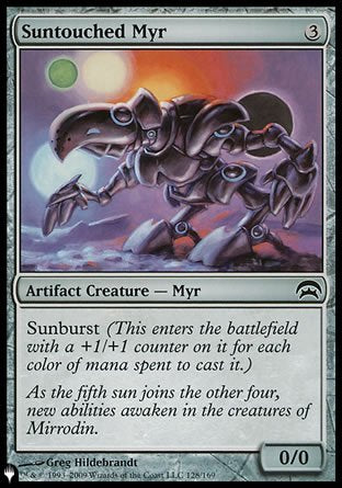 Suntouched Myr [The List] - Evolution TCG