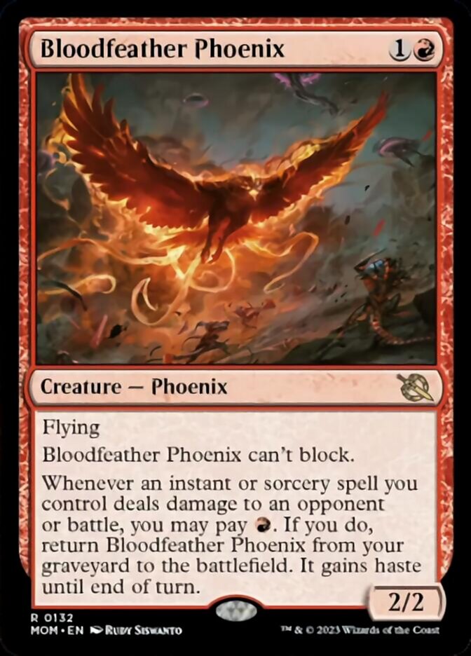 Bloodfeather Phoenix [March of the Machine] - Evolution TCG