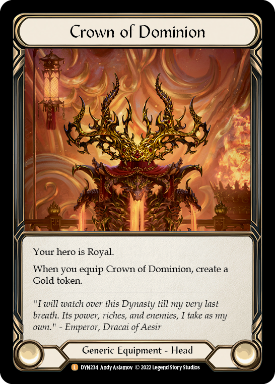 Crown of Dominion [DYN234] (Dynasty)  Cold Foil - Evolution TCG