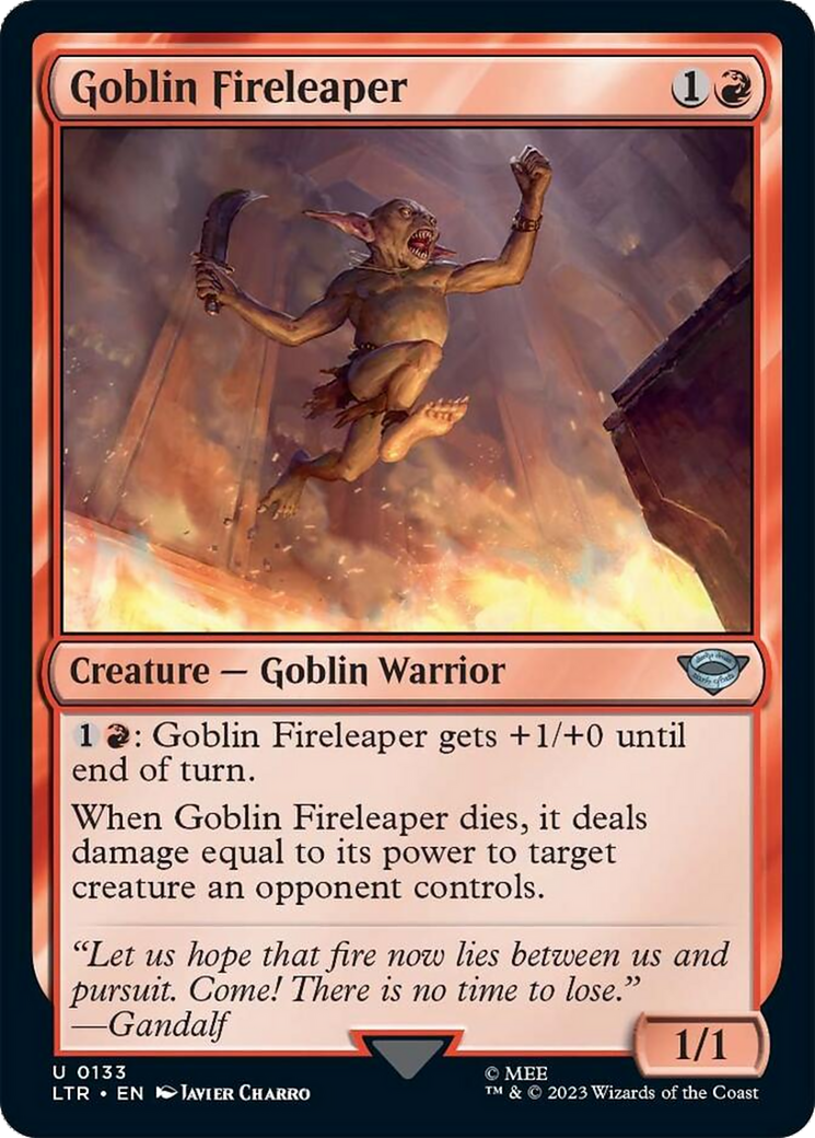 Goblin Fireleaper [The Lord of the Rings: Tales of Middle-Earth] - Evolution TCG