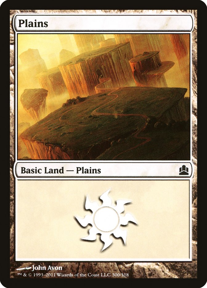 Plains (300) [Commander 2011] - Evolution TCG