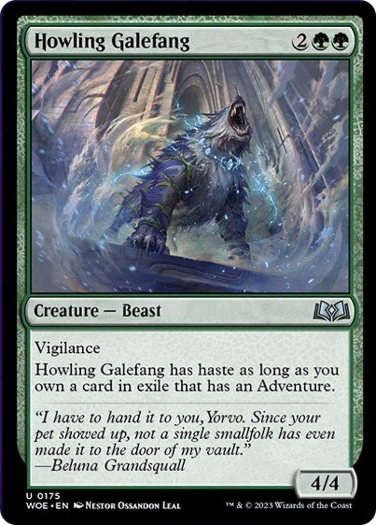 Howling Galefang [Wilds of Eldraine] - Evolution TCG