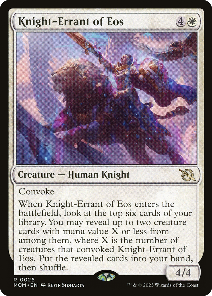 Knight-Errant of Eos [March of the Machine] - Evolution TCG