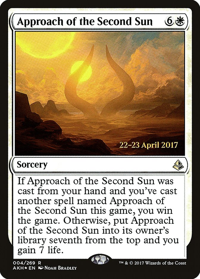 Approach of the Second Sun [Amonkhet Prerelease Promos] - Evolution TCG