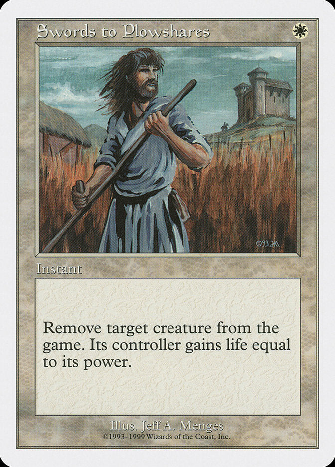 Swords to Plowshares [Battle Royale] - Evolution TCG