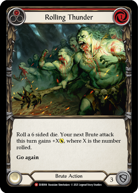 Rolling Thunder [EVR004] (Everfest)  1st Edition Normal - Evolution TCG