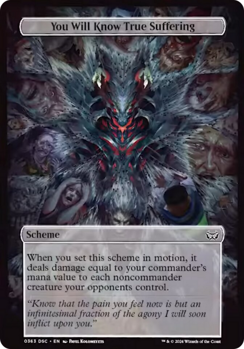 You Will Know True Suffering (Full Art) [Duskmourn: Archenemy] - Evolution TCG