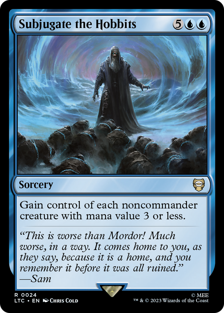 Subjugate the Hobbits [The Lord of the Rings: Tales of Middle-Earth Commander] - Evolution TCG