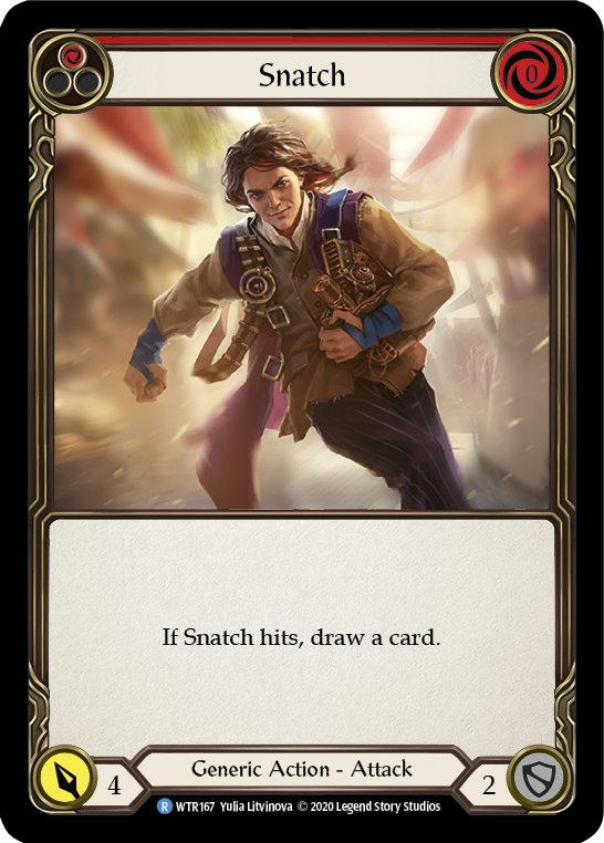 Snatch (Red) [U-WTR167] (Welcome to Rathe Unlimited)  Unlimited Normal - Evolution TCG
