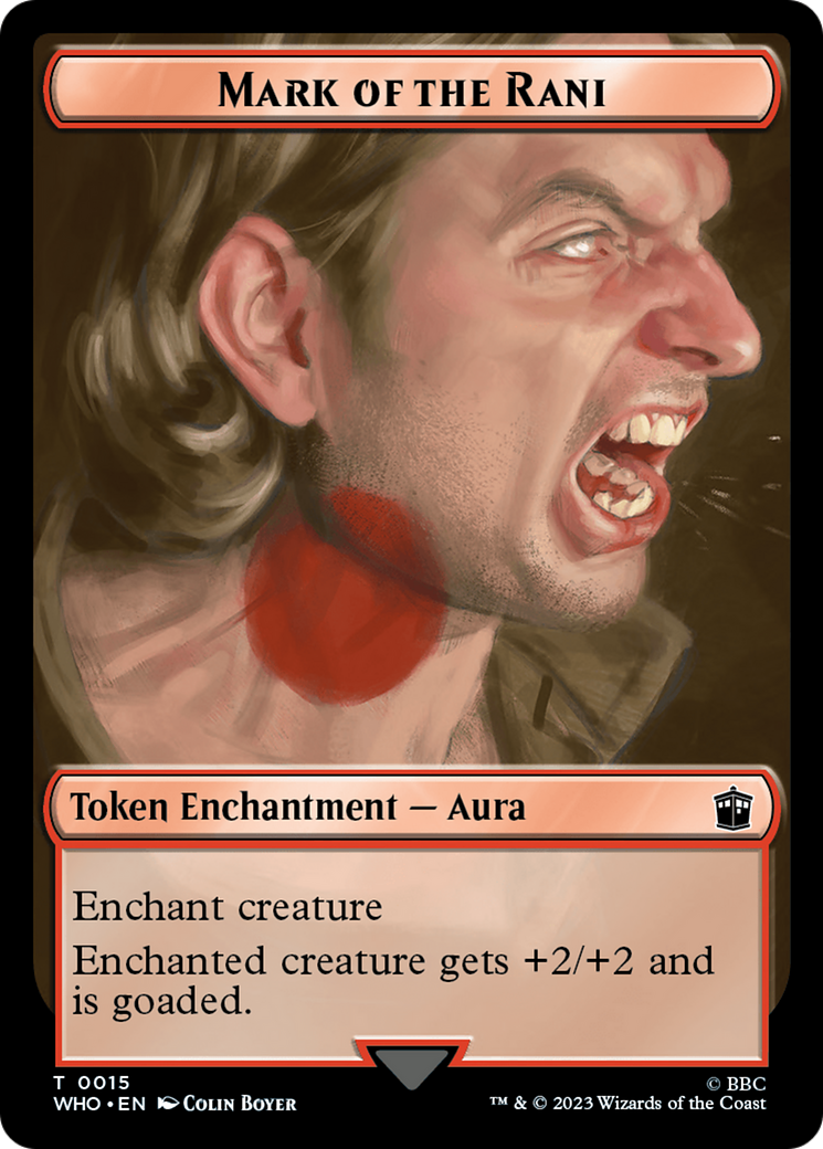 Alien // Mark of the Rani Double-Sided Token [Doctor Who Tokens] - Evolution TCG