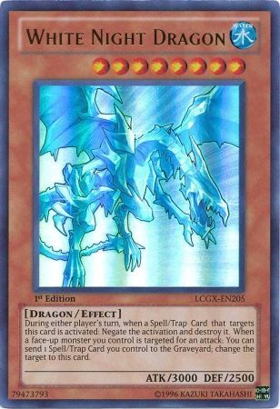White Night Dragon [LCGX-EN205] Ultra Rare - Evolution TCG