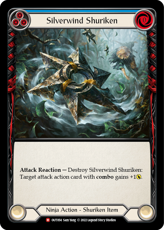 Silverwind Shuriken [OUT054] (Outsiders) - Evolution TCG