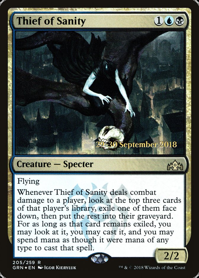 Thief of Sanity [Guilds of Ravnica Prerelease Promos] - Evolution TCG
