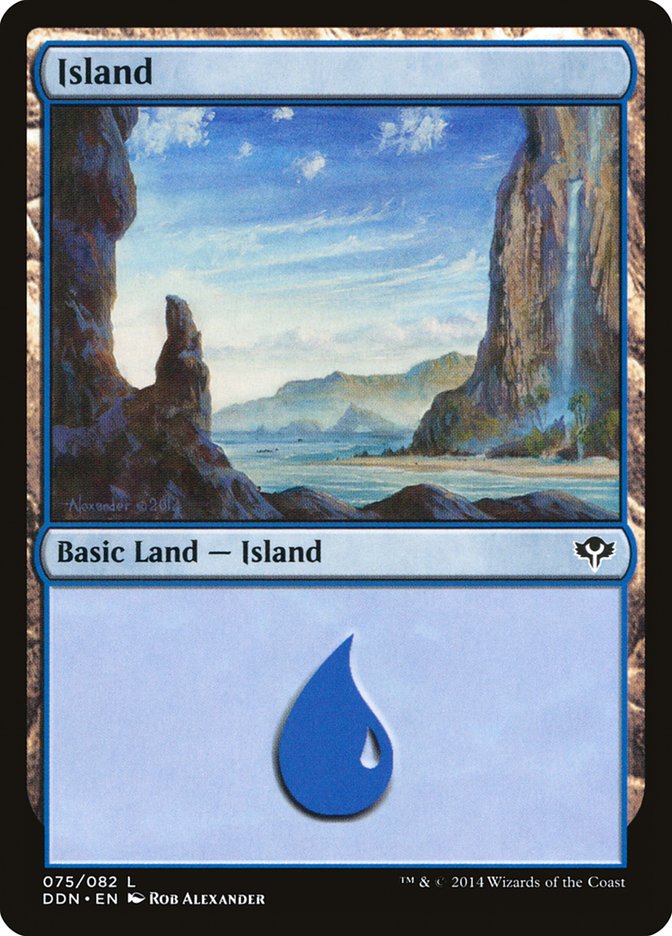 Island (75) [Duel Decks: Speed vs. Cunning] - Evolution TCG
