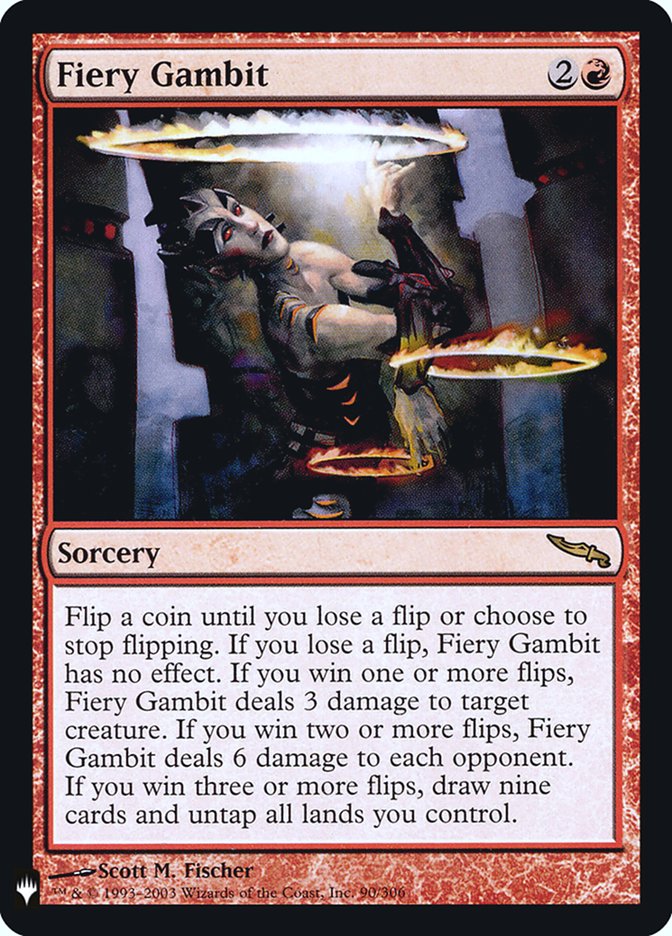 Fiery Gambit [Mystery Booster] - Evolution TCG
