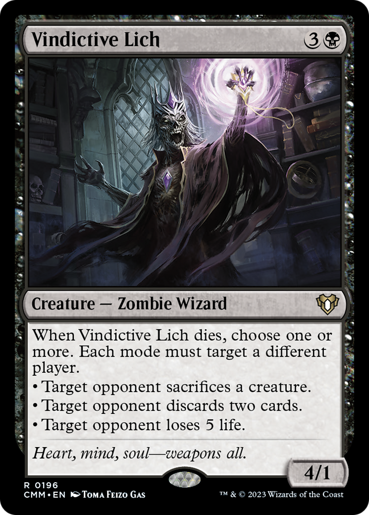 Vindictive Lich [Commander Masters] - Evolution TCG