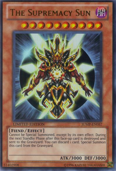 The Supremacy Sun [JUMP-EN057] Ultra Rare - Evolution TCG