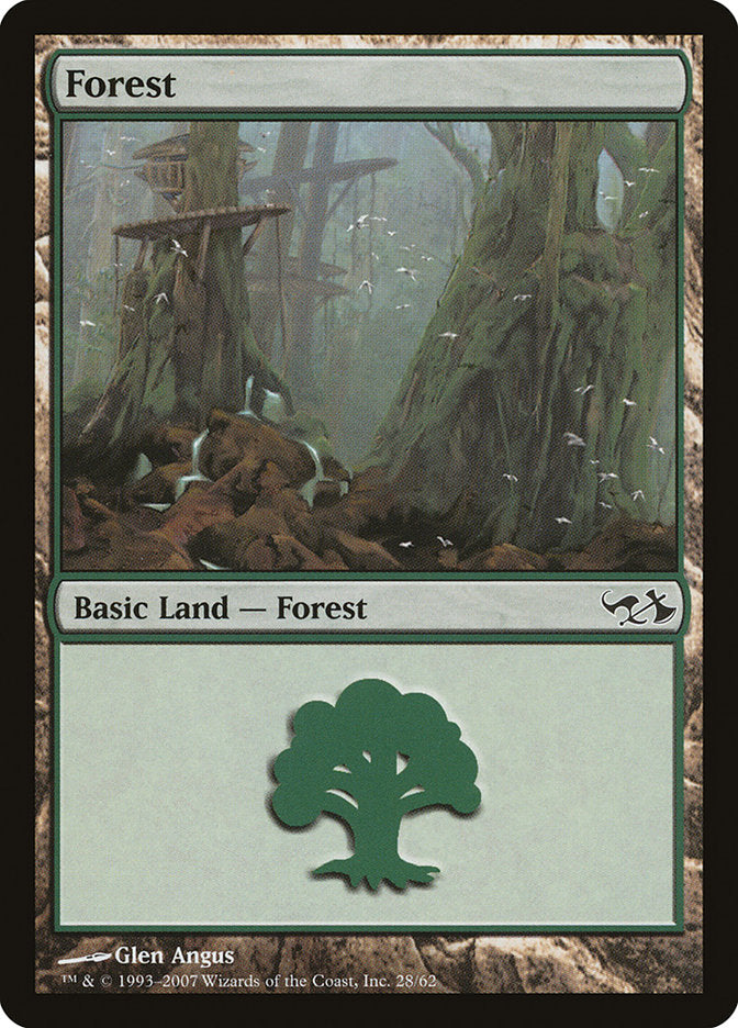 Forest (28) [Duel Decks: Elves vs. Goblins] - Evolution TCG