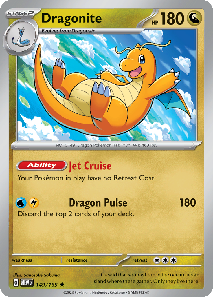Dragonite (149/165) [Scarlet & Violet 151] - Evolution TCG