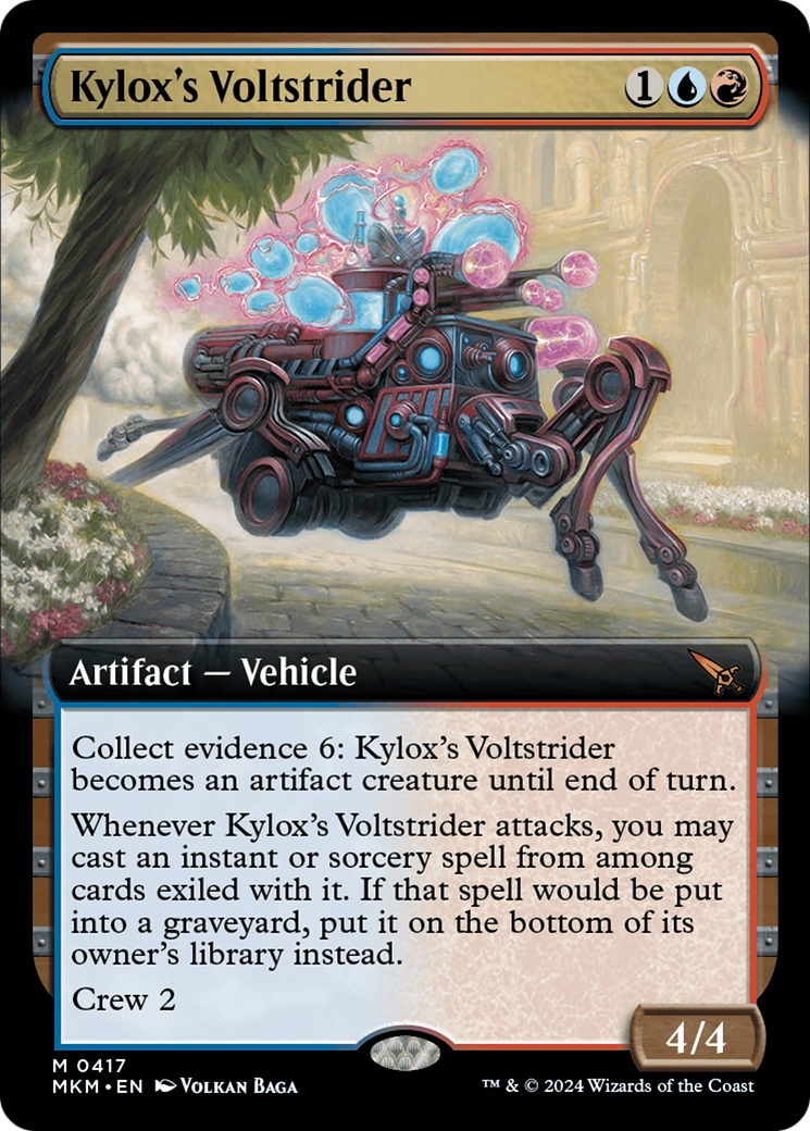 Kylox's Voltstrider (Extended Art) [Murders at Karlov Manor] - Evolution TCG