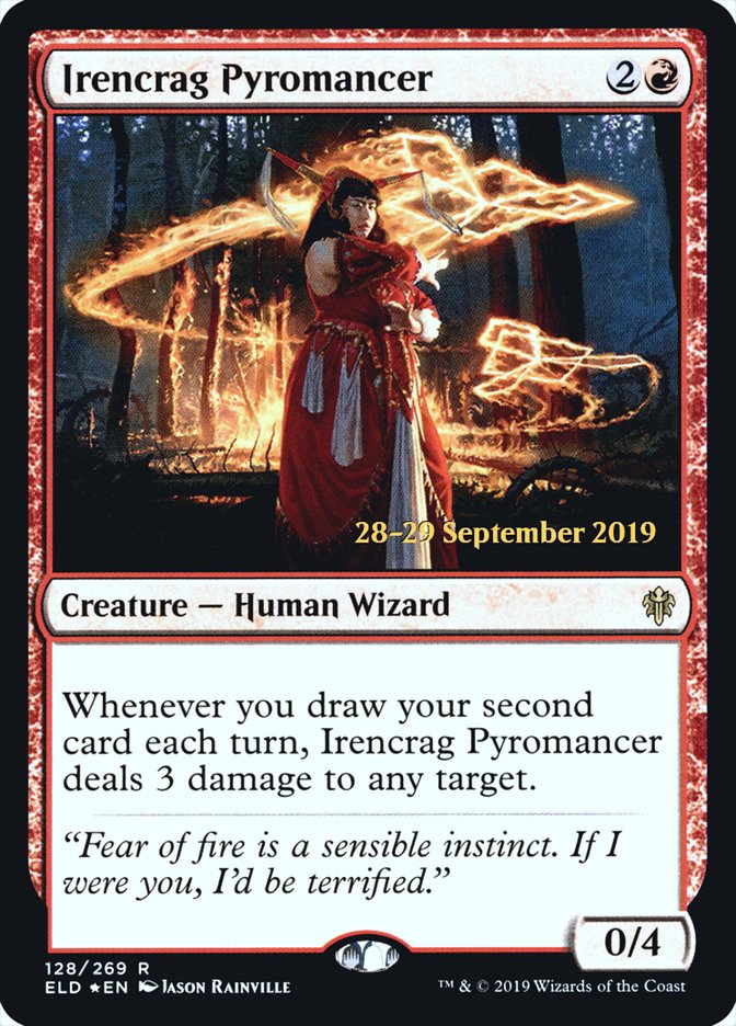 Irencrag Pyromancer [Throne of Eldraine Prerelease Promos] - Evolution TCG