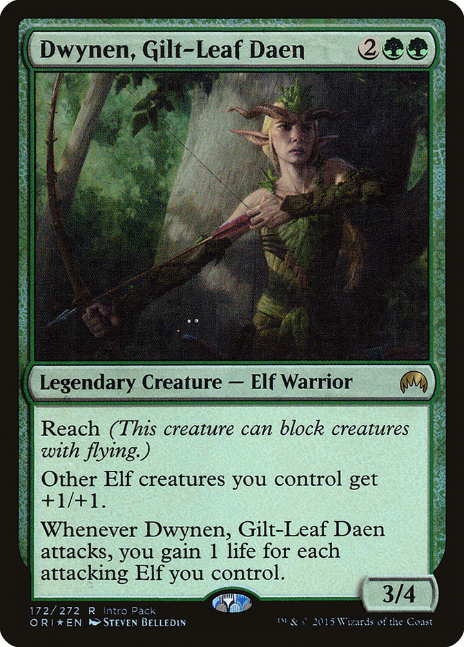 Dwynen, Gilt-Leaf Daen (Intro Pack) [Magic Origins Promos] - Evolution TCG