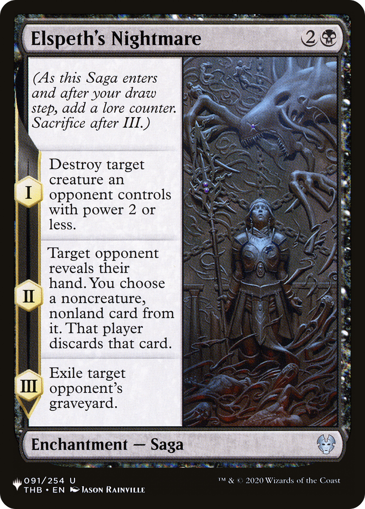 Elspeth's Nightmare [The List] - Evolution TCG