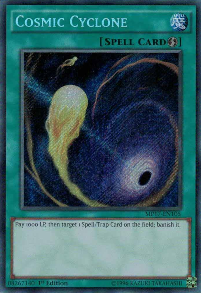 Cosmic Cyclone [MP17-EN105] Secret Rare - Evolution TCG