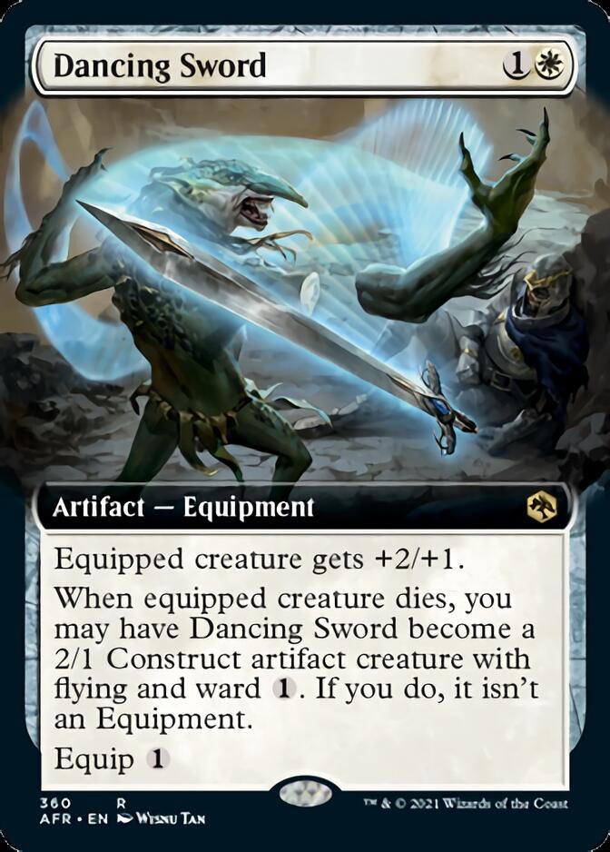 Dancing Sword (Extended Art) [Dungeons & Dragons: Adventures in the Forgotten Realms] - Evolution TCG