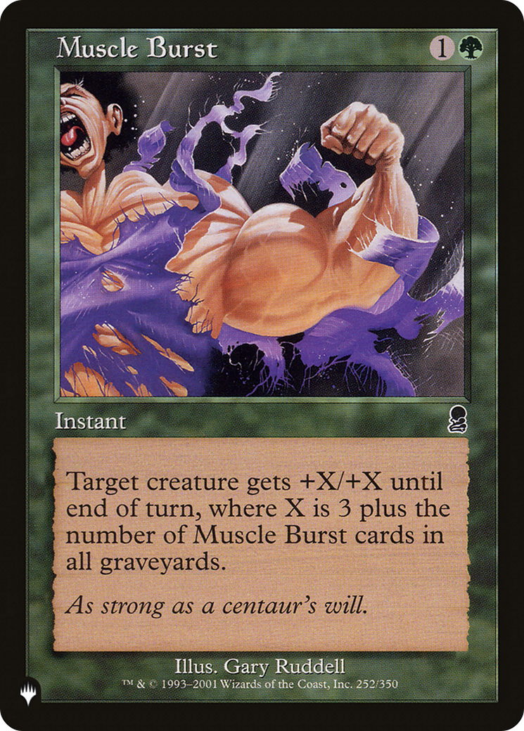 Muscle Burst [The List] - Evolution TCG