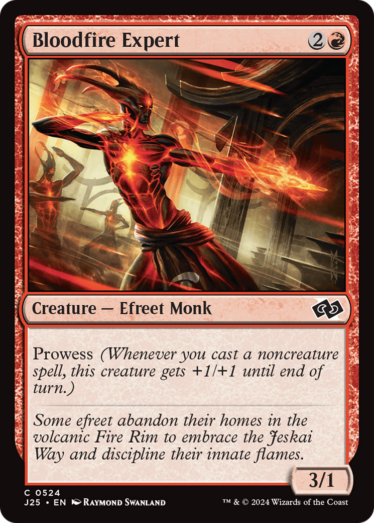 Bloodfire Expert [Foundations Jumpstart] - Evolution TCG