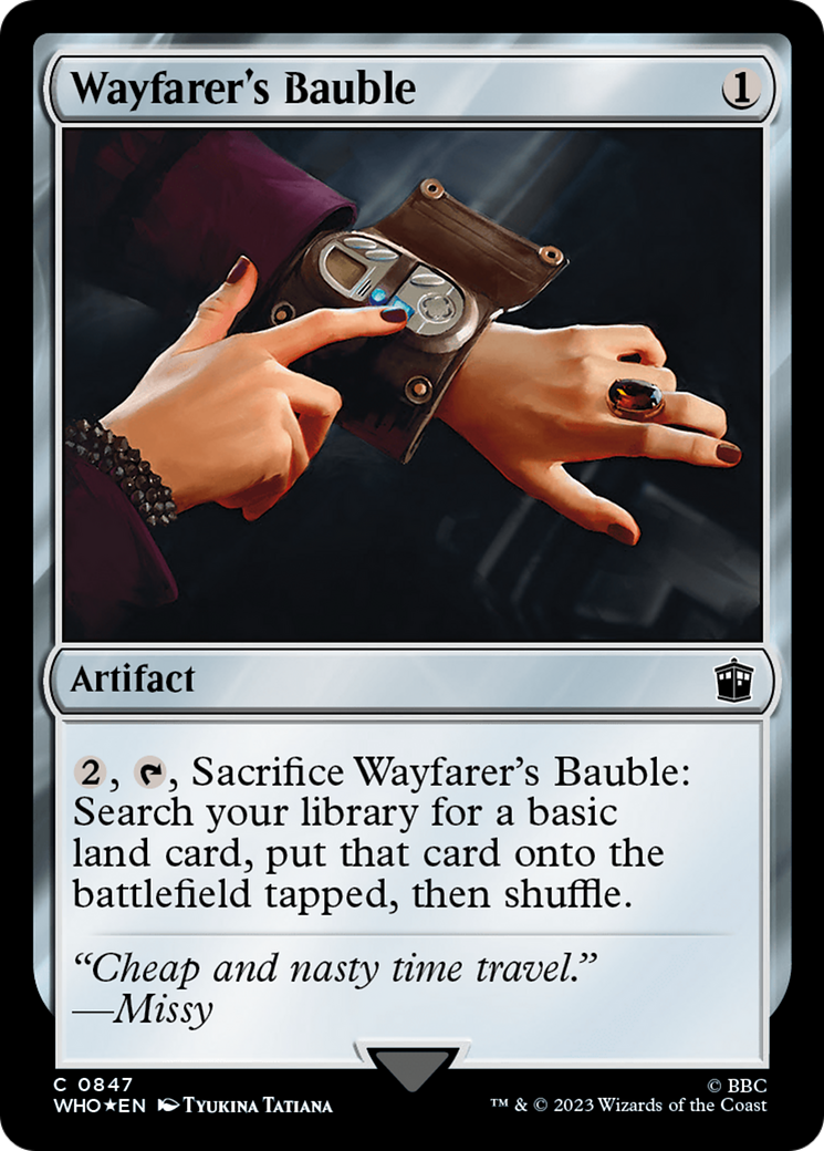 Wayfarer's Bauble (Surge Foil) [Doctor Who] - Evolution TCG