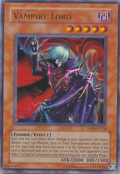 Vampire Lord [DB2-EN116] Ultra Rare - Evolution TCG