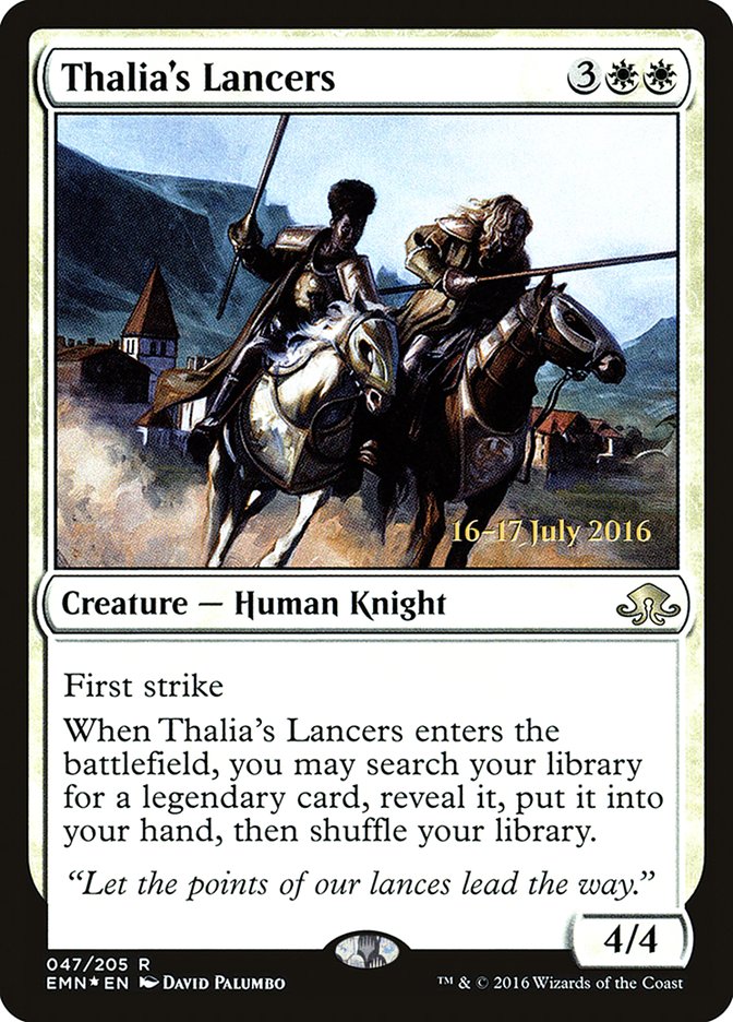 Thalia's Lancers [Eldritch Moon Prerelease Promos] - Evolution TCG