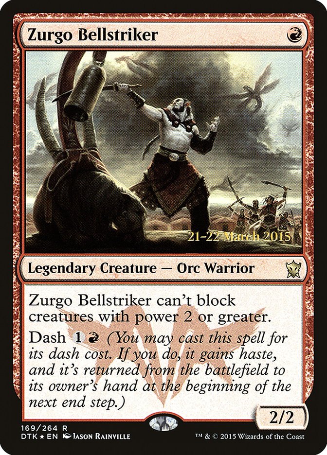 Zurgo Bellstriker [Dragons of Tarkir Prerelease Promos] - Evolution TCG