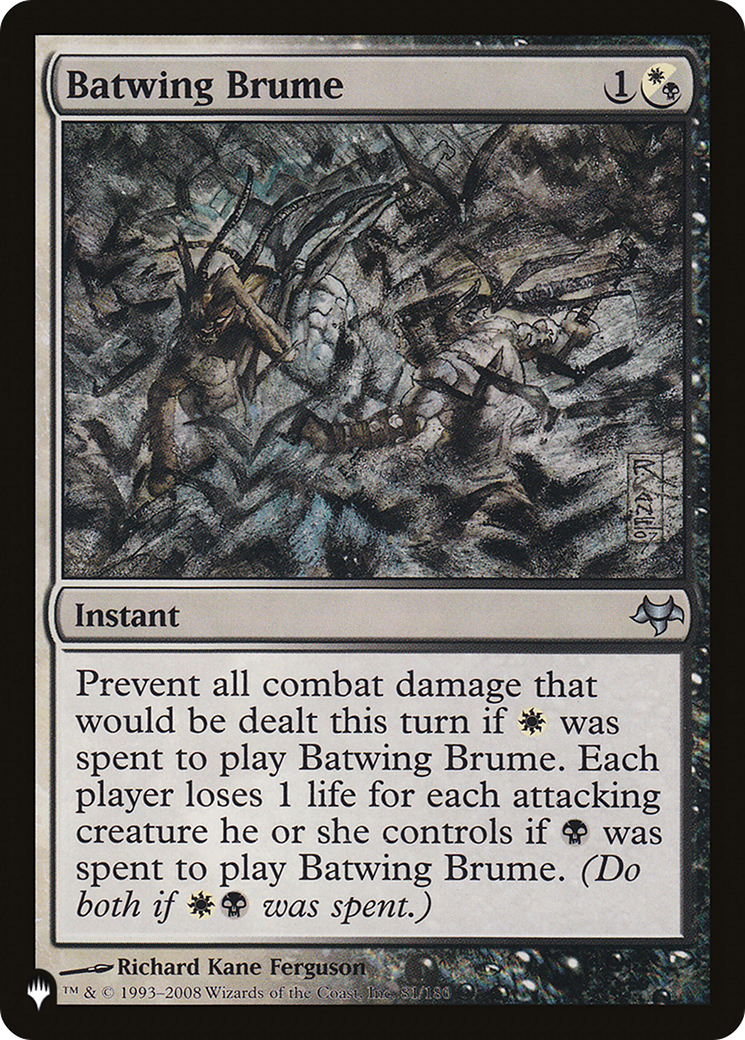 Batwing Brume [The List] - Evolution TCG