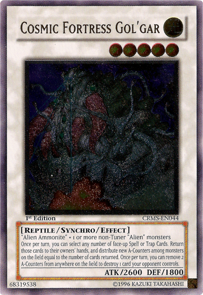 Cosmic Fortress Gol'Gar [CRMS-EN044] Ultimate Rare - Evolution TCG