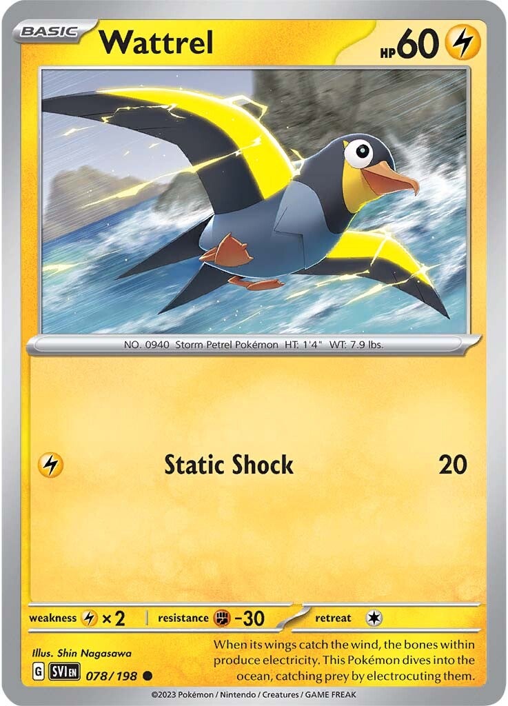 Wattrel (078/198) [Scarlet & Violet: Base Set] - Evolution TCG