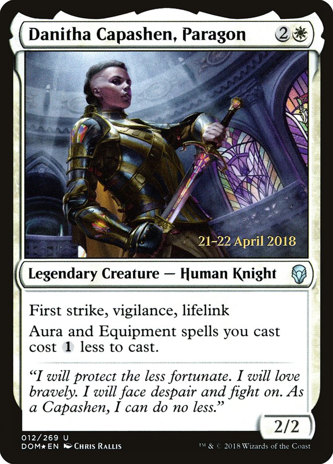 Danitha Capashen, Paragon [Dominaria Prerelease Promos] - Evolution TCG