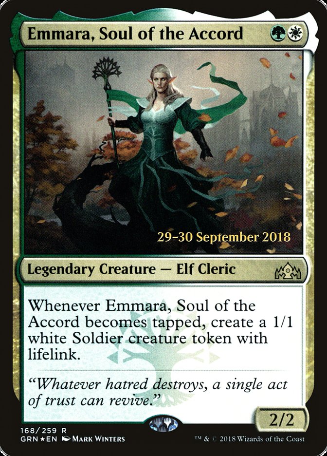 Emmara, Soul of the Accord [Guilds of Ravnica Prerelease Promos] - Evolution TCG