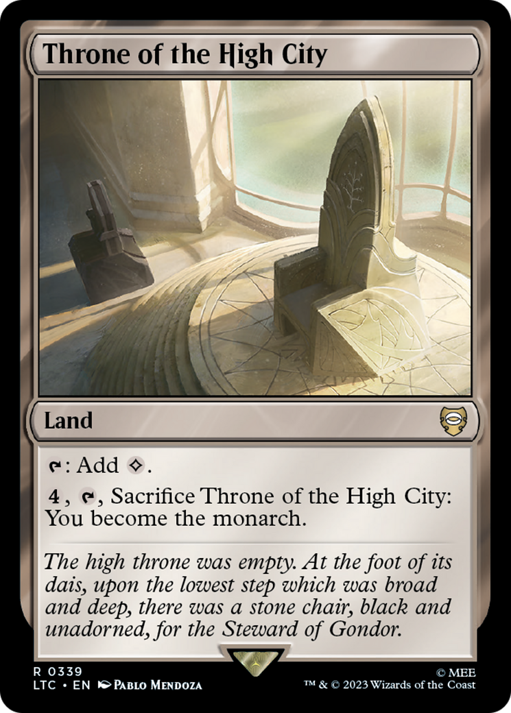 Throne of the High City [The Lord of the Rings: Tales of Middle-Earth Commander] - Evolution TCG
