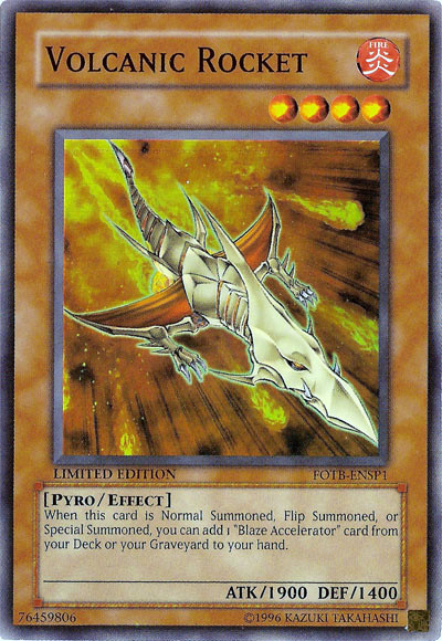 Volcanic Rocket [FOTB-ENSP1] Super Rare - Evolution TCG