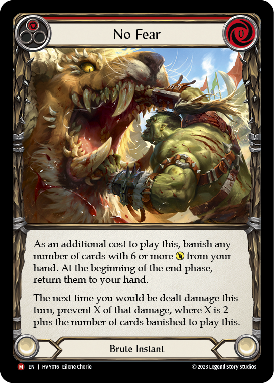 No Fear [HVY016] (Heavy Hitters) - Evolution TCG