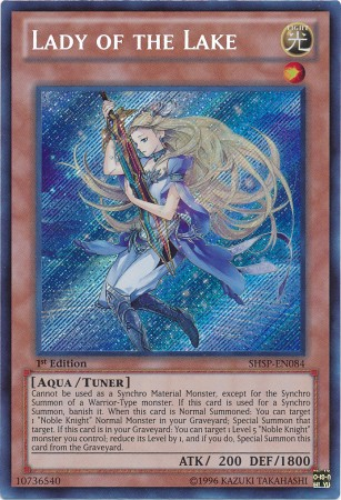 Lady of the Lake [SHSP-EN084] Secret Rare - Evolution TCG