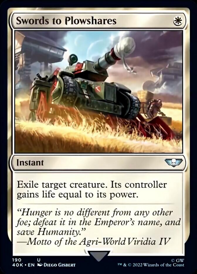 Swords to Plowshares [Warhammer 40,000] - Evolution TCG