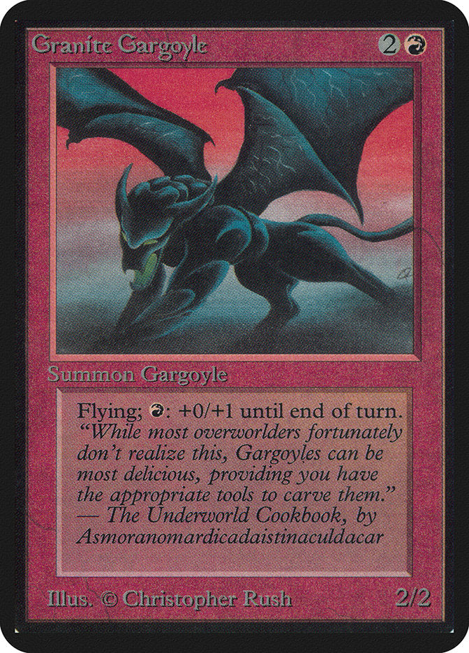 Granite Gargoyle [Alpha Edition] - Evolution TCG